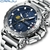Crrju relogio masculino para homens marca superior luxo grande dial aço inoxid? - Loja Santos