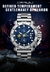 Crrju relogio masculino para homens marca superior luxo grande dial aço inoxid?