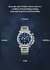 Crrju relogio masculino para homens marca superior luxo grande dial aço inoxid? - comprar online