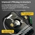Kz edx ultra hifi dinâmico com fio fone de ouvido monitor de música esporte jo - comprar online