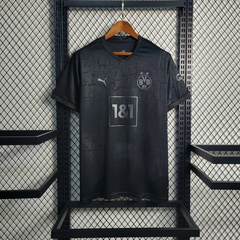 CAMISA BORUSSIA DORTMUND EDIÇÃO ESPECIAL BLACKOUT 2023 VERSÃO TORCEDOR
