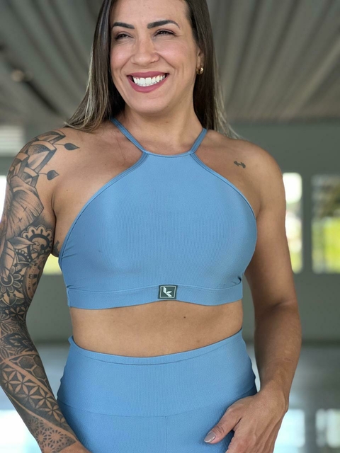 Conjunto Iza Azul queimado - comprar online