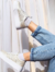 zapatillas de mujer oferta calzado de mujer zapatos de mujer venta online  color perla con tachas