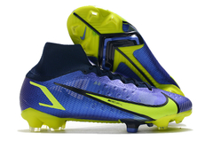 Nike Mercurial Superfly VIII Elite azul con verde - comprar online