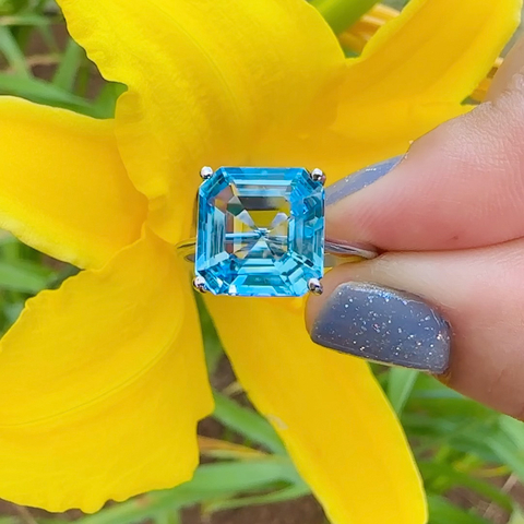 Solitário Kyoto Topázio Swiss - comprar online