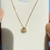 Colar Paris Gota Safira Amarela - comprar online