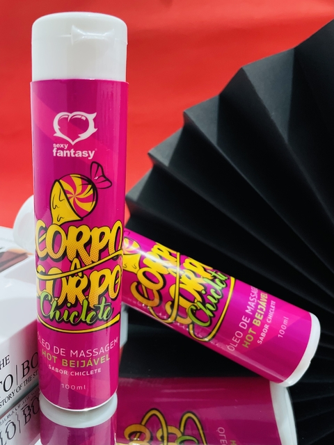 Oléo Térmico Excitante Corpo a Corpo Sabor Chiclete
