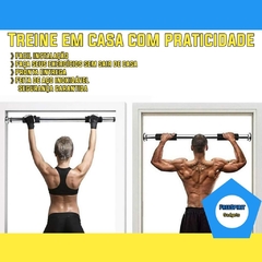 Barra de Exército porta - ajustável até 100cm - crossifit Calistenia fitness força - Torne-se Atleta Completo