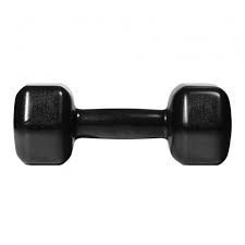 Halter Sextavado pintado 2kg -Treine em casa musculação e crossfit - comprar online