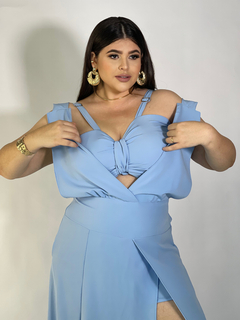 Salopete Thalita Azul - loja online