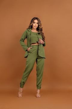 Blazer Alfaiataria Verde - comprar online