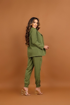 Blazer Alfaiataria Verde na internet