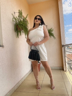 Vestido Lellis Branco Listrado - comprar online