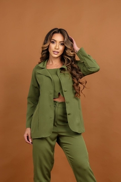 Blazer Alfaiataria Verde