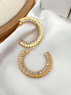 Argola Strass