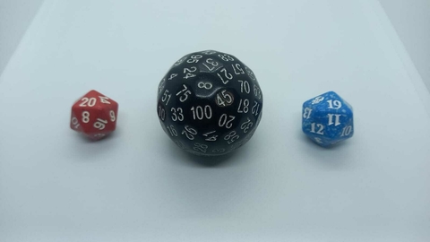 KIT 3 DADOS PARA RPG DE MESA