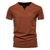 Imagem do 2021 verão de alta qualidade algodão t camisa masculina cor sólida design com