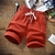 Calção de Linho de Algodão Calção Básico de Verão para Homens Calção de - Tiger - Moda Masculina 