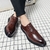 Sapatos formais de couro para homens, cor sólida, oxford, escritório, outono, - loja online