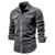 Camiseta Masculina de Abertura Única, Roupa de Algodão 100%, Moda Casual, Cor