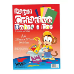 PAPEL CRIATIVO DOBRA CORES A4 C/50 FLS VMP