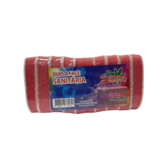 ESPONJA SANITÁRIA DUPLA FACE COM 10 UNIDADES ESPONFLORA