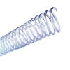 ESPIRAL PARA ENCADERNAÇÃO 9MM TRANSPARENTE 75G 100 PEÇAS MARES