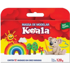 MASSA DE MODELAR KOALA C/12 UN1 120G
