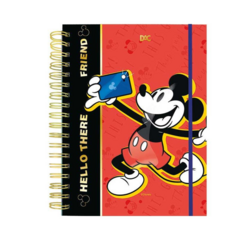 CADERNO CAPA DURA 80 FOLHAS COLEGIAL DAC DISNEY MICKEY