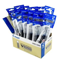 REFIL P/ MARCADOR QUADRO BCO PILOT AZUL BOARD MASTER C/12 UND