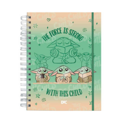 CADERNO CAPA DURA 10X1 80 FOLHAS SMART MINI DAC DISNEY STAR WARS