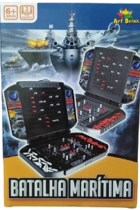 Jogo Batalha Marítima Naval +2 Tabuleiros Brinquedo Infantil