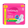 ABSORVENTE INTIMUS GEL COBERT SECA C/ ABAS C/32