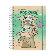 CADERNO CAPA DURA 10X1 80 FOLHAS SMART DAC DISNEY STAR WARS