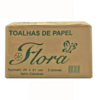 PAPEL INTERFOLHA 2 DOBRAS 100% CELULOSE 20X21CM C/1000 FLORA