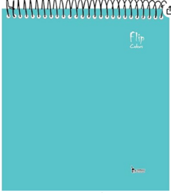 CADERNO FLIP TURQUESA TAMOIO
