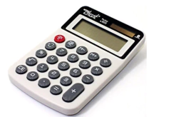 Calculadora de bolso (bat/solar/8 dígitos) cinza - comprar online