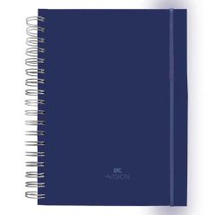CADERNO 10X1 ESPIRAL 80 FOLHAS CAPA DURA SMART VISION AZUL DAC