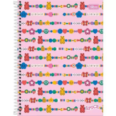CADERNO UNIVERSITÁRIO 1 MATÉRIA 80 FOLHAS SPICE TILIBRA