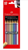 Lápis de Cor EcoLápis Metallic 10 Cores