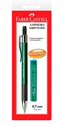 Lapiseira Grip Matic Cores Sortidas 0.7mm + 1 Tubo de Grafite