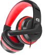 Headset Gamer Spider black (preto/vermelho)