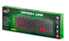 Teclado Gamer USB, Dragon War, Vermelho