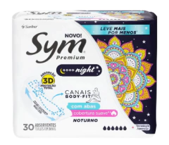 Absorvente com Abas Premium Noturno