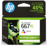 Cartucho HP 667XL Colorido Original