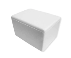 Caixa de isopor 19 × 17 × 12 cm