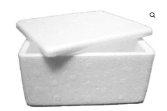 Caixa de isopor 25 × 17 × 22 cm