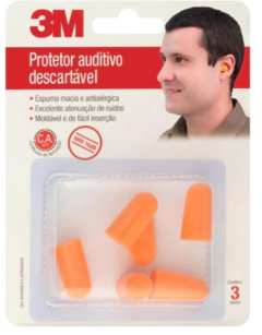 Protetor auricular descartável 3M