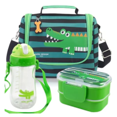Lancheira Bolsa Térmica Infantil Escolar - Jacaré