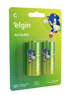 PILHA ALCALINA MEDIO COM 2 ELGIN